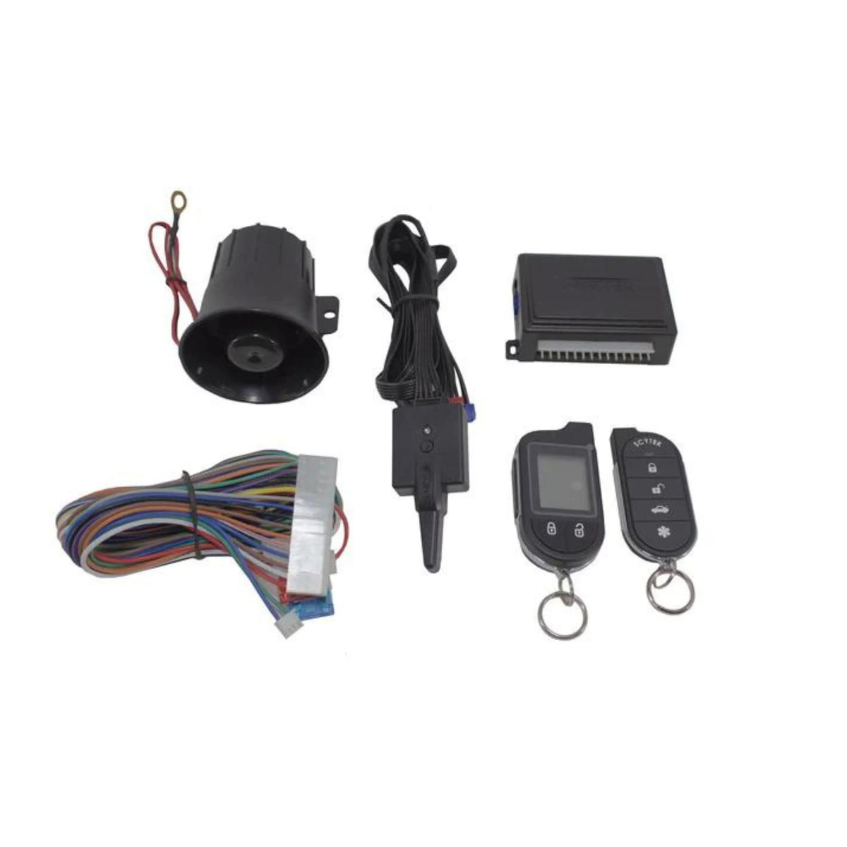 SizecyTek Galaxy G777 V2 2 Way Car Alarm Anti Theft Sizeecurity Sizeystem Keyless Entry