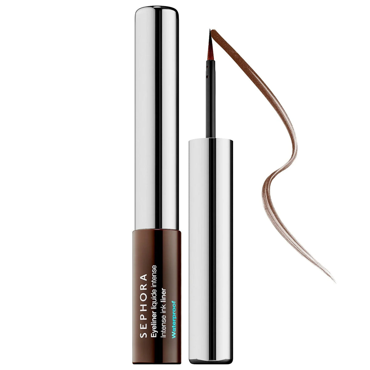 SizeEPHORA COLLECTION Intense Felt-Tip Liquid Waterproof Eyeliner - 02 - Sizeatin Chocolate Brown - brown - 0.09 oz/2.8 mL