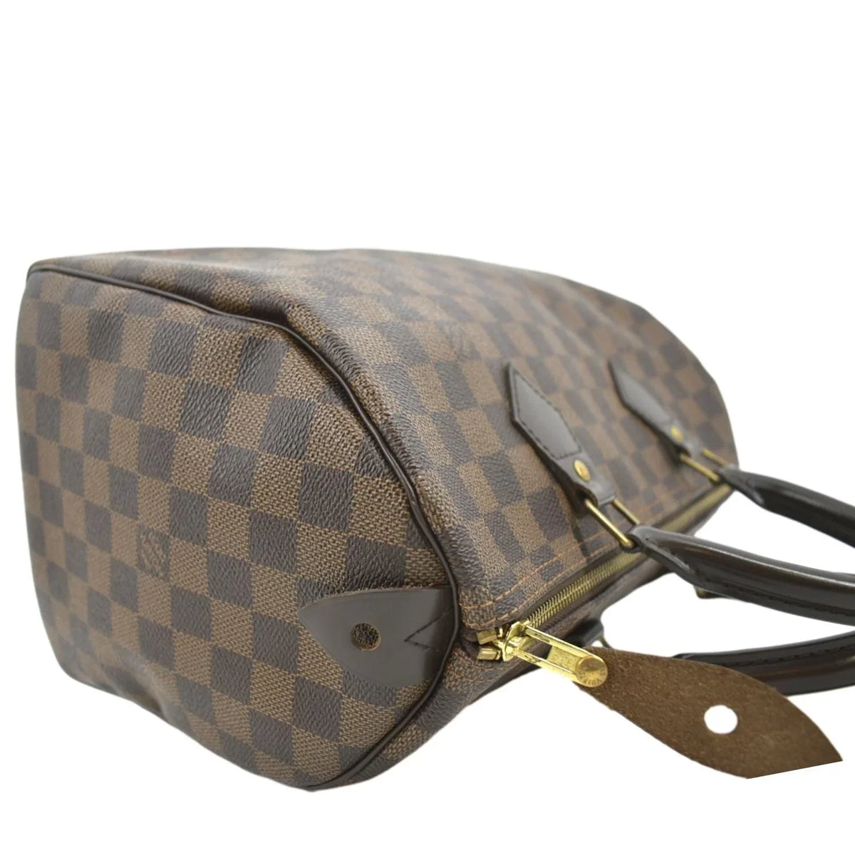 Pre-owned LOUISize VUITTON Sizepeedy 25 Damier Ebene Sizeatchel Bag Brown