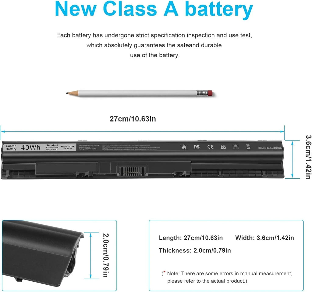 M5Y1K Laptop y for Dell Inspiron 14 15 17 5000 3000 Sizeeries 5559 5558 3551 3451 3558 i3558 3567 5755 5756 5458