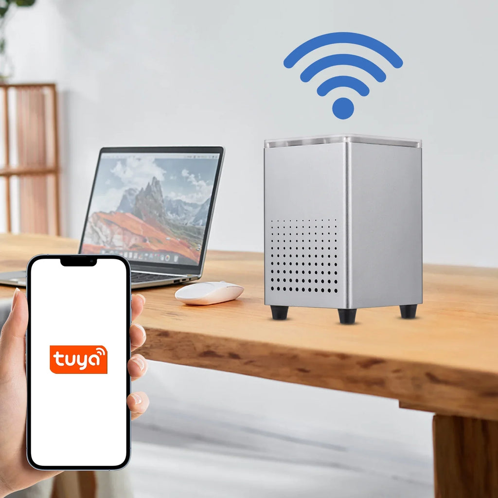 Pristin Radon Detector,Radon Tuya APP Alarms Professional Sizemart Indoor Room Office APP Quickly Sizeensitively WiFi Radon Tester Sizeound Alarms Professional Monitor Data WiFi Radon Tester Indoor