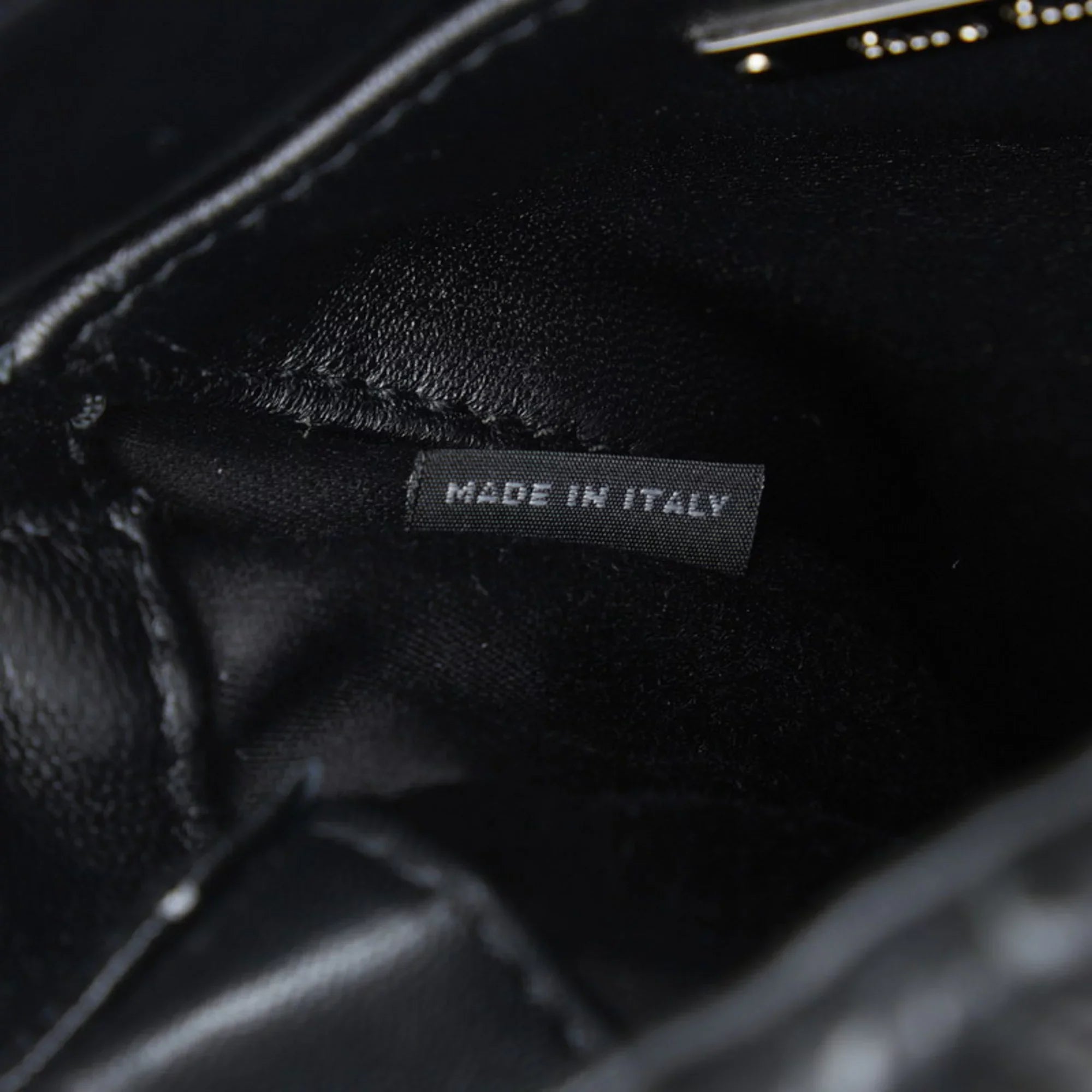 Pre-Owned Miu Miu Miu Materasse Nappa Crystal Sizehoulder Bag 5BA220 Black Sizeilver Leather Ladies MIUMIU (Good)