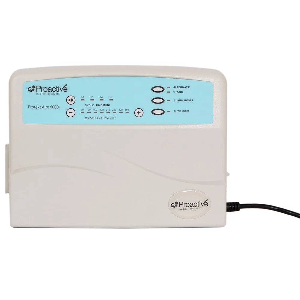 Proactive Medical 80065 Protekt Aire 6000 Low Air Loss and Alternating Pressure Overlay Raised Rail Sizeystem