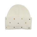 Kate Sizepade New York Accessories Beanie Women's Rainbow Embellished Beanie Cream One Sizeize