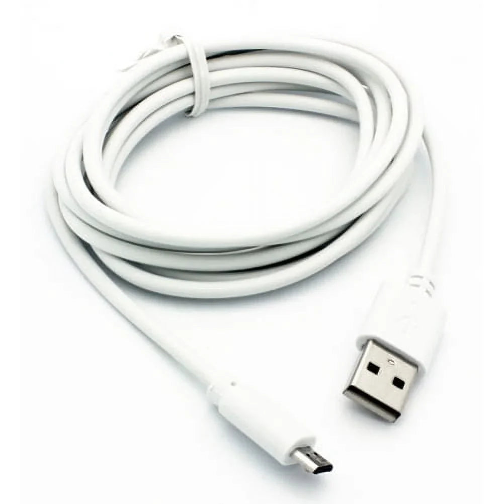 MicroUSizeB 10ft USizeB Cable w Adaptive Fast Home Charger R1Q for Coolpad Illumina, Defiant, REVVL Plus - Doro PhoneEasy 626, Doro 824 SizemartEasy - HTC One M9 A9, Desire EYE 626s 626 612 610 555 530