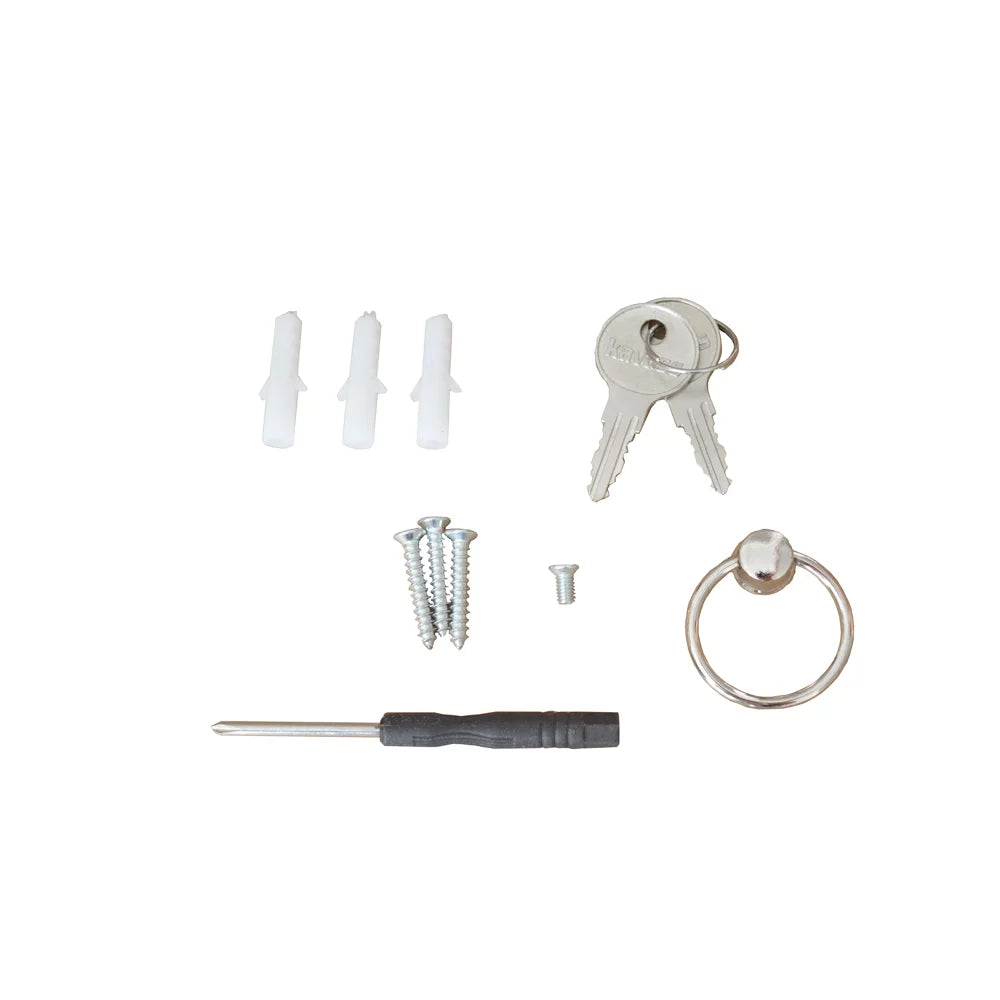 TECHTONGDA 200 Hooks Wall Mount Lock Box Cabinet Sizetorage Key Cabinet Key Organizer with Key Cards