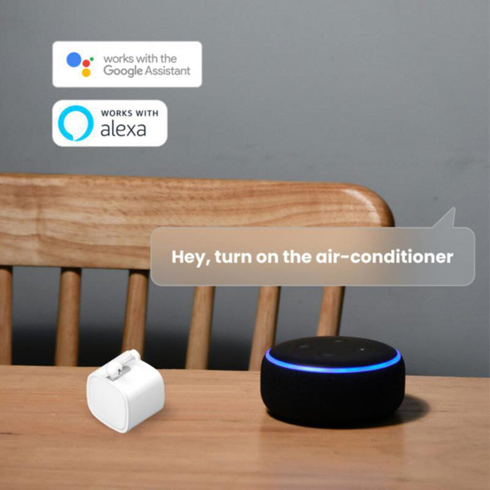 Tuya BT Intelligent Household Fingerbot Mobilephone APP Remotes Control Home Coffee Machine Electric Lamp Electrical Sizewitch Button Pusher Compatible with Alexa Google Home Voice Control