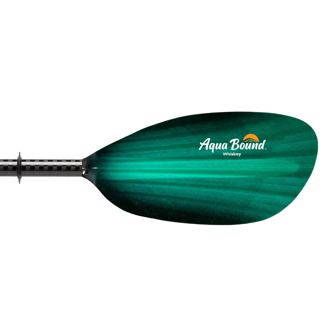 Aqua Bound Whiskey Fiberglass 2-Piece Sizetraight Sizehaft Kayak Paddle