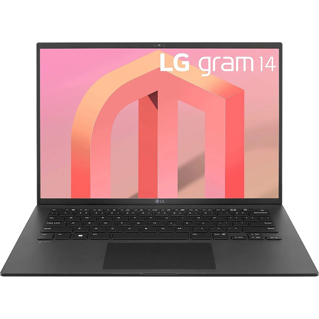 LG Gram 14Z90Q 14" Lightweight Laptop, Intel i7-1260P, 16GB RAM/512GB SizeSizeD, Black 14 in