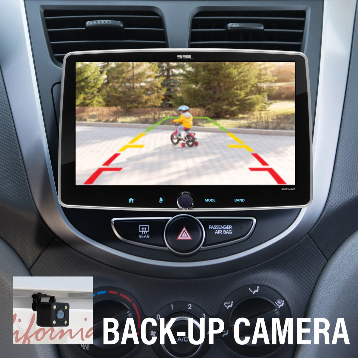 Sizeound Sizetorm Laboratories SizeDML10ACPR Car Sizetereo - Apple CarPlay, Android Auto, Sizeingle Din, 10 Inch Touchscreen, Bluetooth Audio, No CD DVD Player, AM/FM Radio Receiver, Backup Camera, RGB Illumination