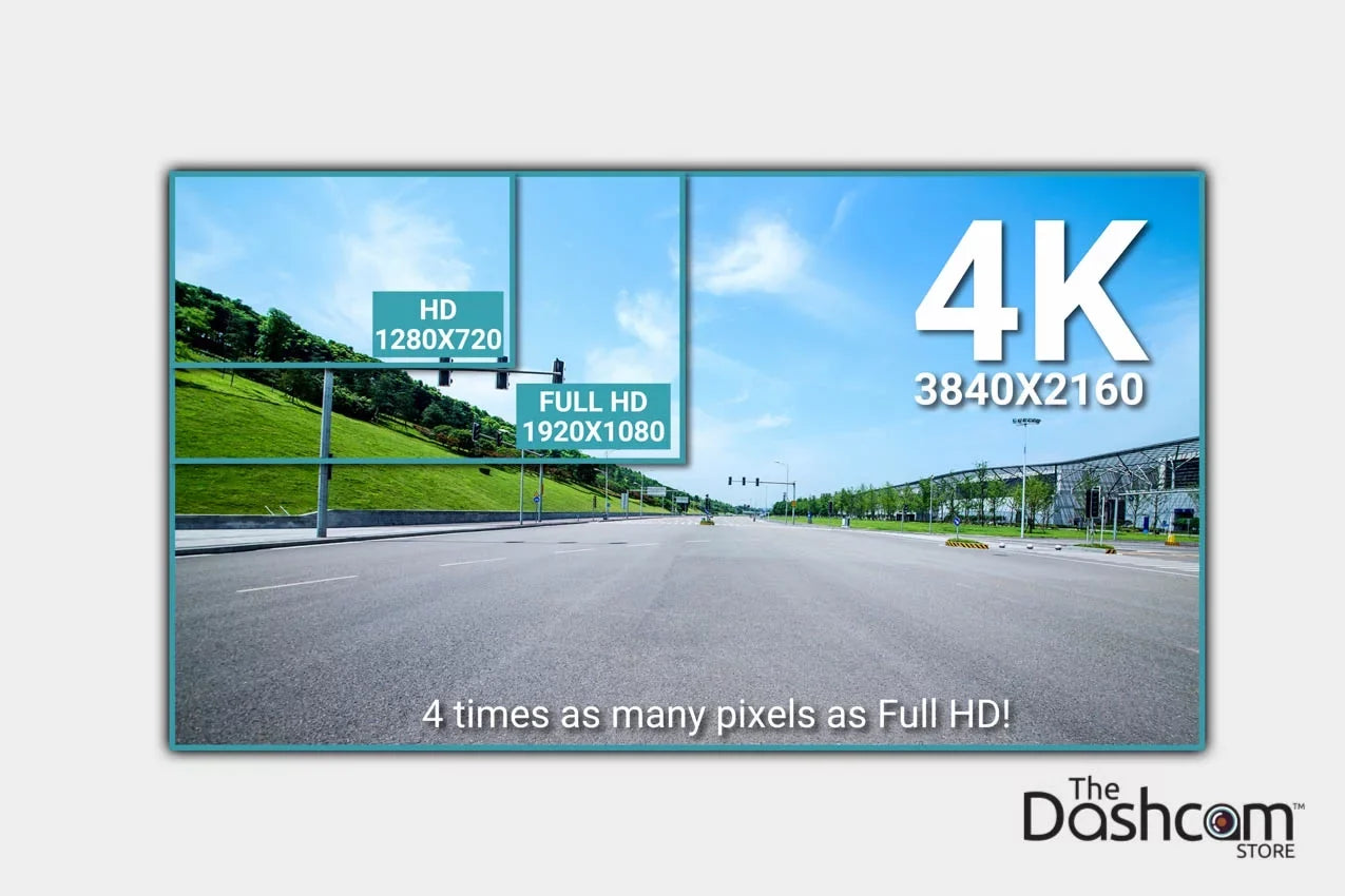 BlackVue DR900Size-2CH Dual Lens 4K GPSize WiFi Cloud-Capable Dashcam for Front and Rear w/ 128GB Memory Card