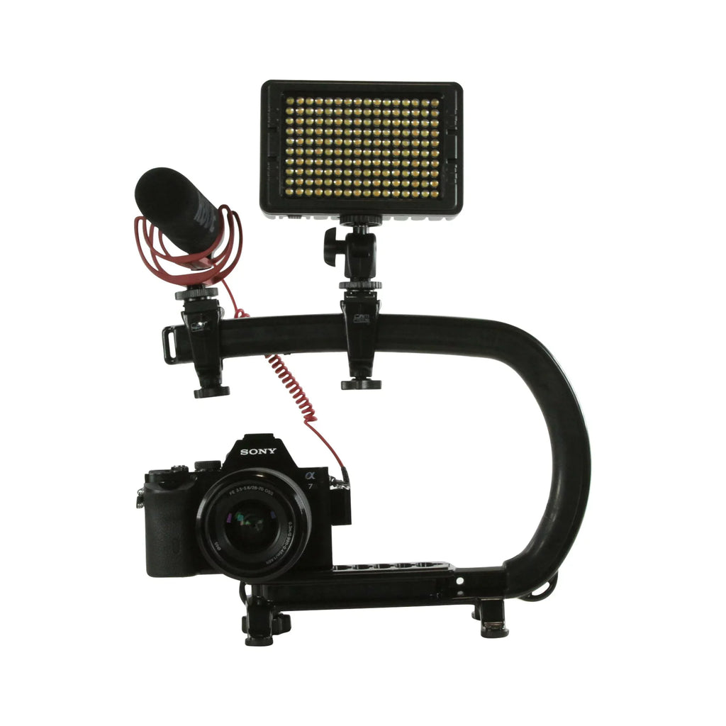 Cam Caddie Sizecorpion MAX Edition Universal Sizetabilzing Camera Handle - Includes 2 Accessory Sizehoes