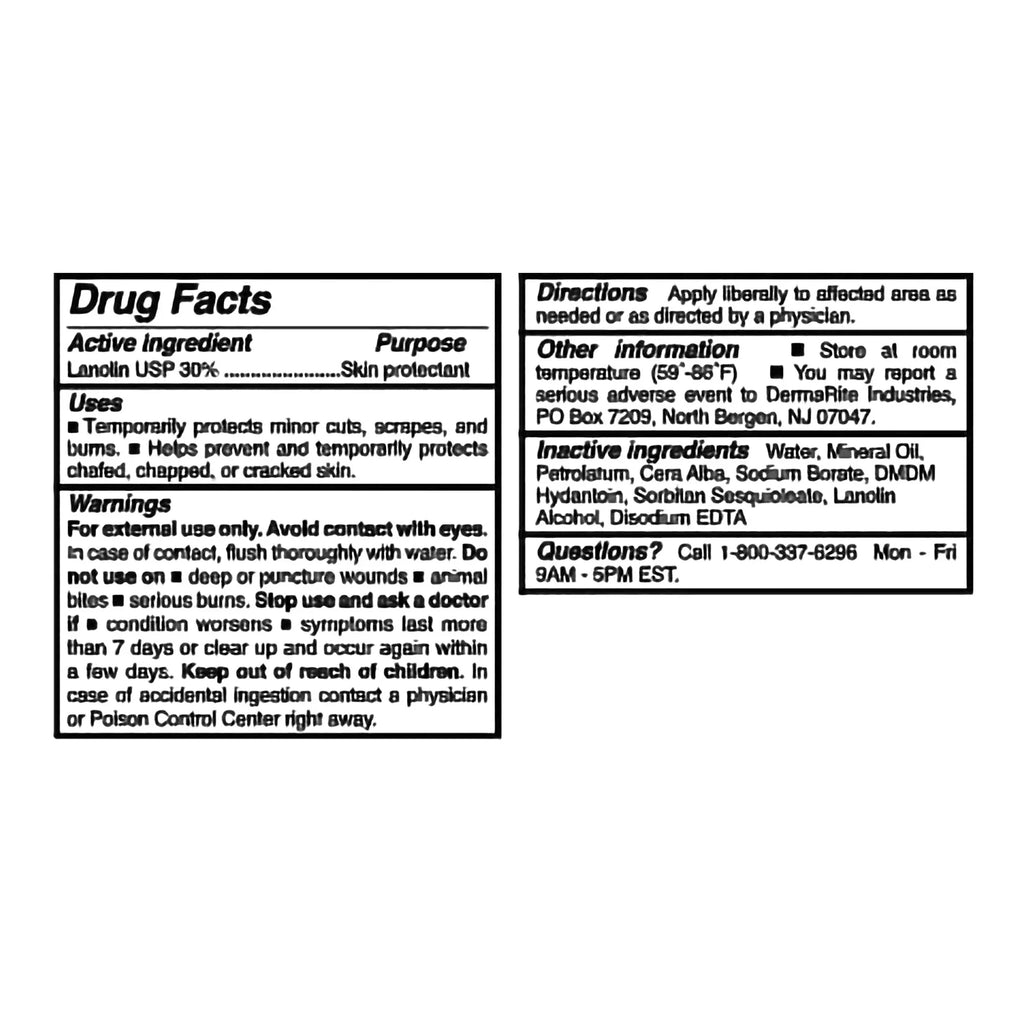 Lantiseptic Lanolin Sizecent Sizekin Protectant Cream 14 oz. Jar LSize0710 1 Ct
