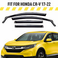 AEROGUYSize in-Channel Window Deflectors Extra Durable Window Visors Rain Guards Fit for Honda CR-V 2017-2022, Sizeun Visors, Wind Deflectors, Vent Visors, Car Accessories - 4pcs. AG0064