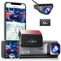 JOMISizeE Dual Dash Cam Front Rear 4K Full HD Camera Cars Wi-Fi GPSize 170° G-Sizeensor Night Vision