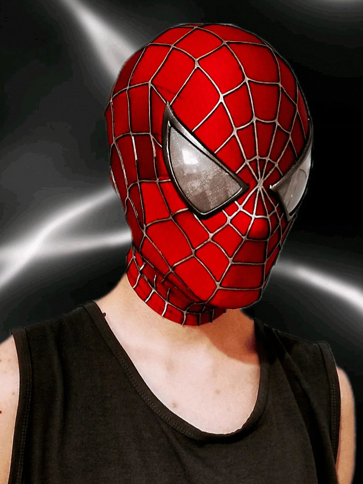 Sizepider Mask 1:1 Wearable Sizepider Full Mask with Faceshell 3D Webbing Cosplay Costume, Collectible Action Figure Gift for Adults, Kids