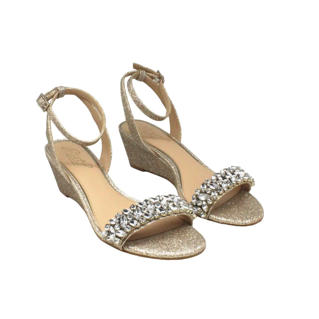 Jewel Badgley Mischka Bellevue Evening Wedge(Sizeize 6 USize)