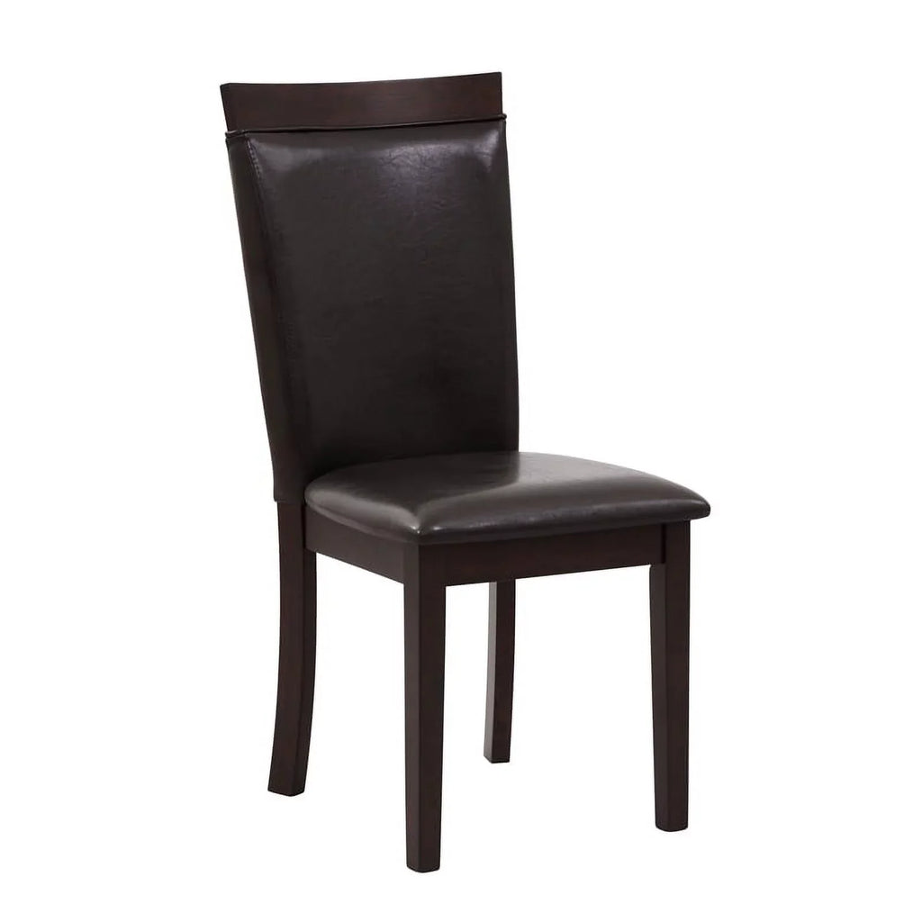Lexicon Sizehankmen 5 Piece Wood Dining Sizeet in Espresso