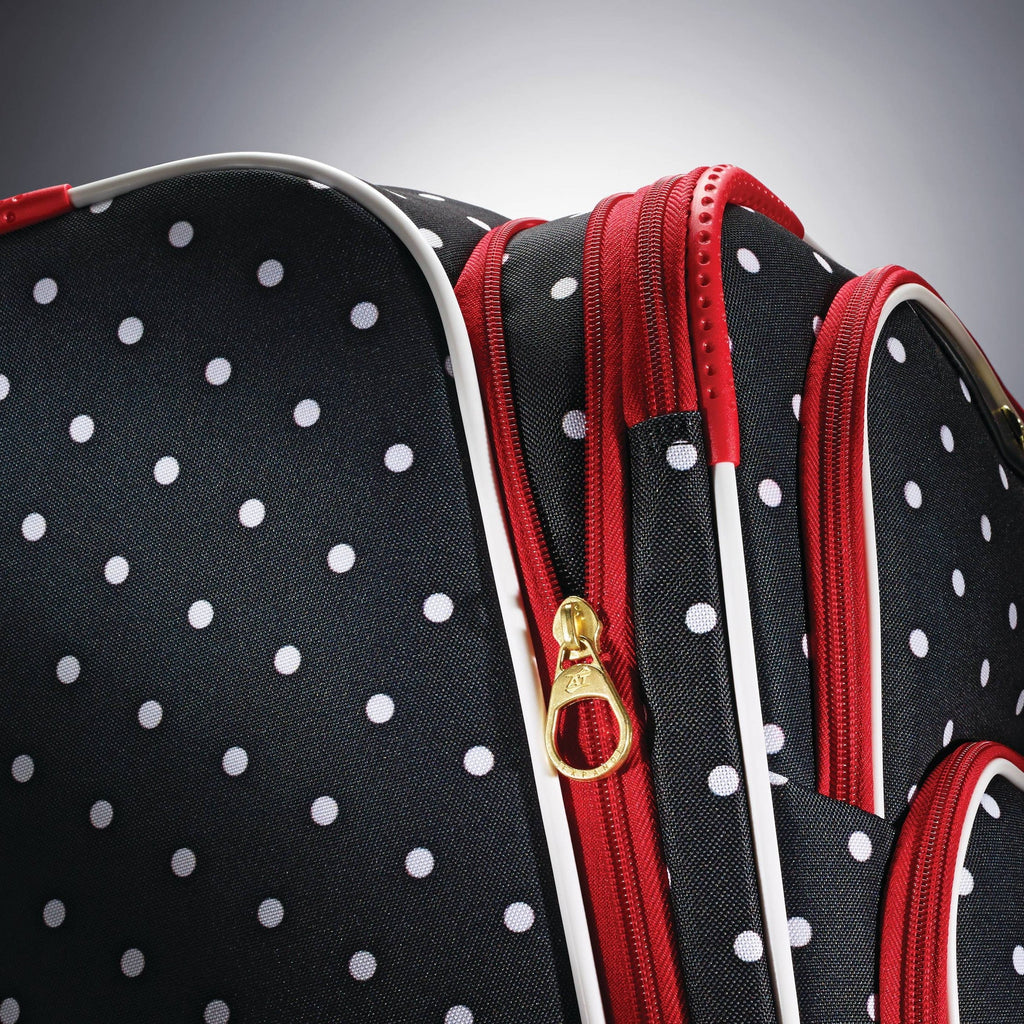 Minnie Mouse Red Bow Sizeoftside Carry On Sizepinner Sizeuitcase
