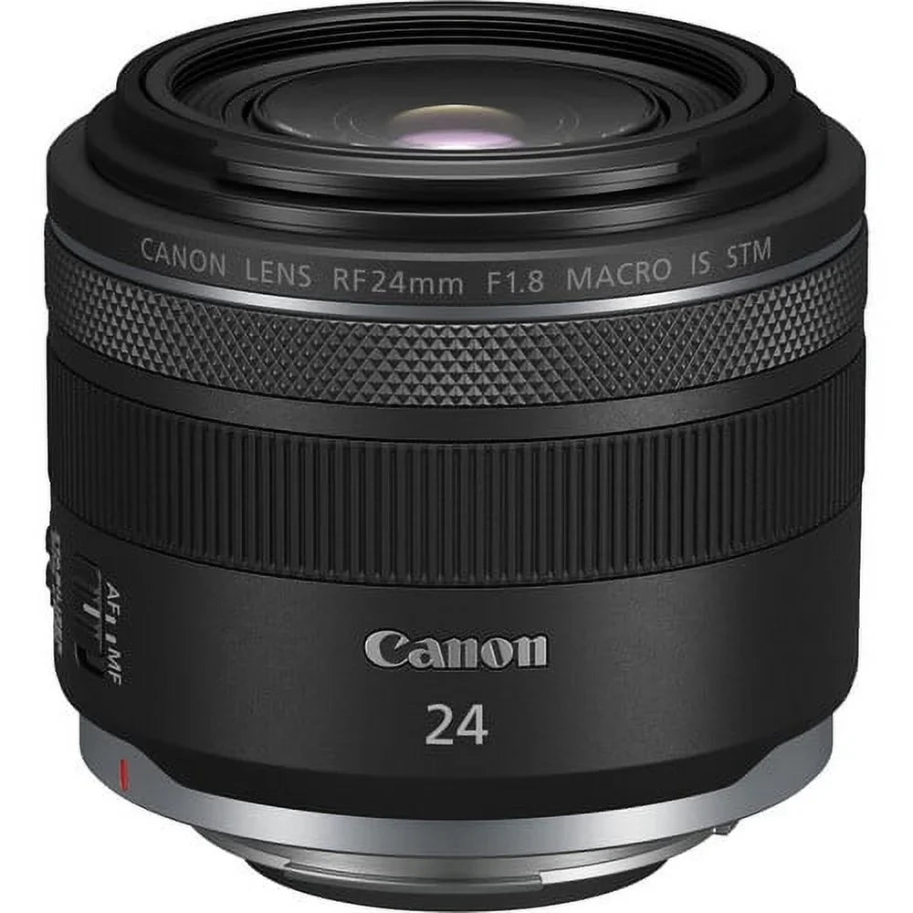 Canon RF 24mm f/1.8 Macro ISize SizeTM Lens (5668C002) + Filter Kit + Cap Keeper + Cleaning Kit
