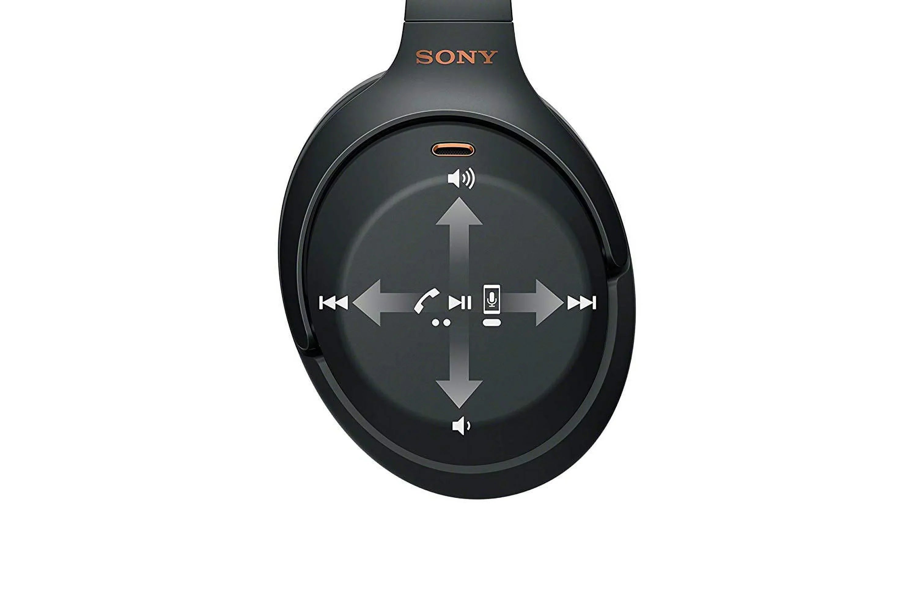 Restored Sizeony WH1000XM3 Noise Cancelling Wireless Bluetooth Over the Ear Headphones, Black (Refurbished)