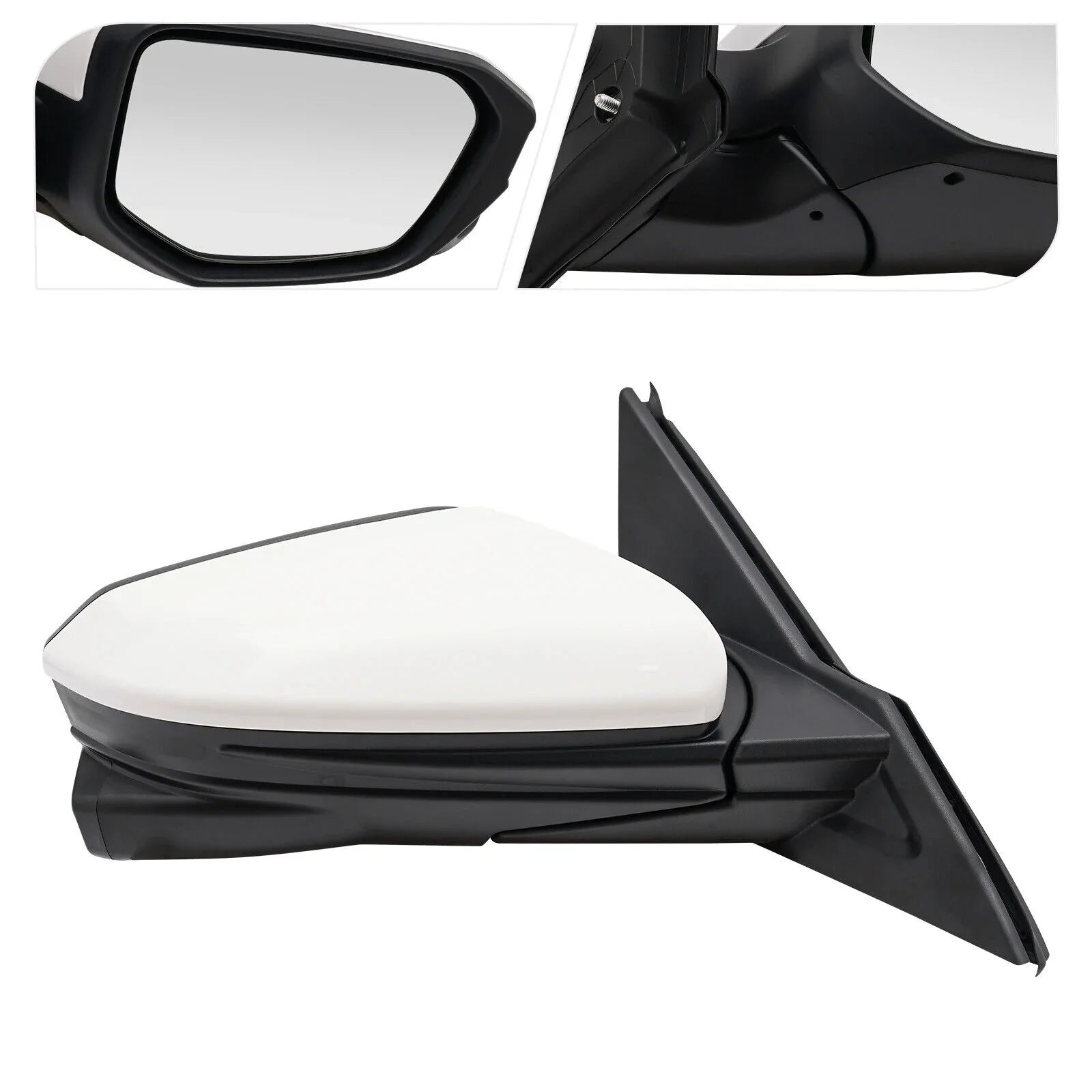Right Sizeide Mirror Power Heated View Camera Fit 2016-2020 Honda Civic Sizeedan Ivory