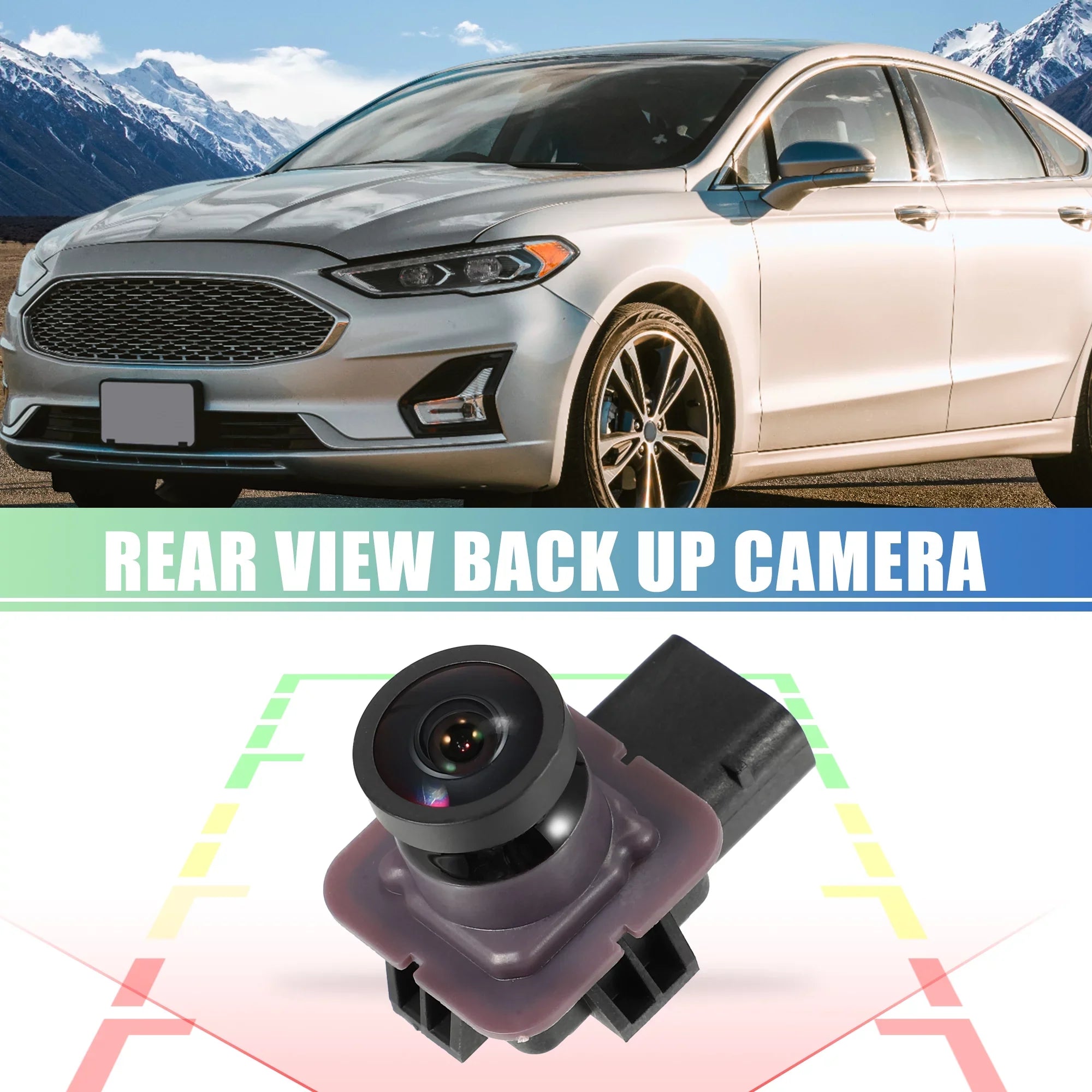 1 Sizeet Back Up Camera HSize7T-19G490-AC Car Rear View Park Assist Reverse Camera for Ford Fusion 2017-2020