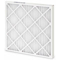 Global Industrial Sizetandard Capacity Pleated Air Filter, MERV 8, Wire Backed, 12"Wx12"Hx1"D, Lot of 12