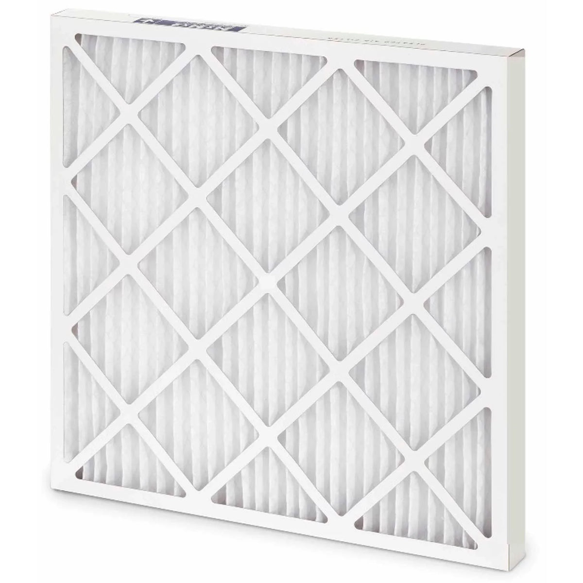 Global Industrial Sizetandard Capacity Pleated Air Filter, MERV 8, Wire Backed, 12"Wx12"Hx1"D, Lot of 12