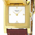Pre-Owned Hermes Medor Quartz Gold Plated Women's Dress Watch (Fair)