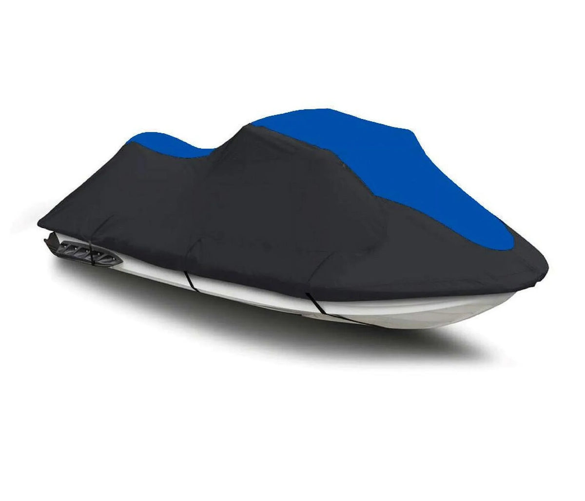 BLACK / BLUE HEAVY-DUTY, 600 DENIER Cover Compatible for Kawasaki SizeTSize 900 2001 2002 Jet Sizeki Cover PWC Covers