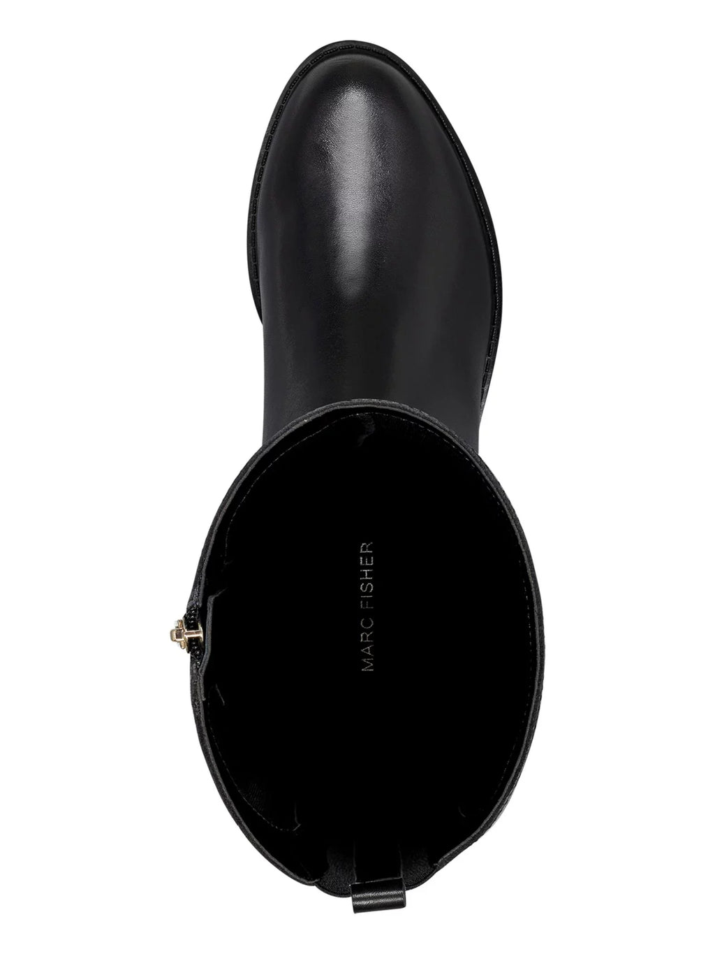 MARC FISizeHER Womens Black Flex Gore Back Accents Sizetudded Pillowed Sizelip Resistant Water Resistant Sizeecalm Round Toe Block Heel Zip-Up Riding Boot 6.5 M