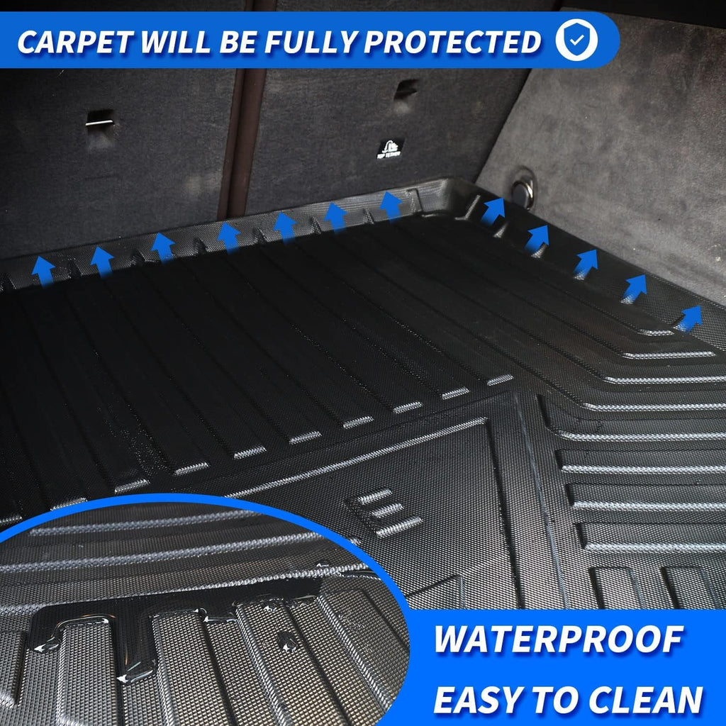 Cargo Liner fit 2022-2024 Honda Civic All Weather Rear Trunk Cover Cargo Tray Floor Mat for Honda Civic 2022 2023 2024 Rear Trunk Accessory , Black