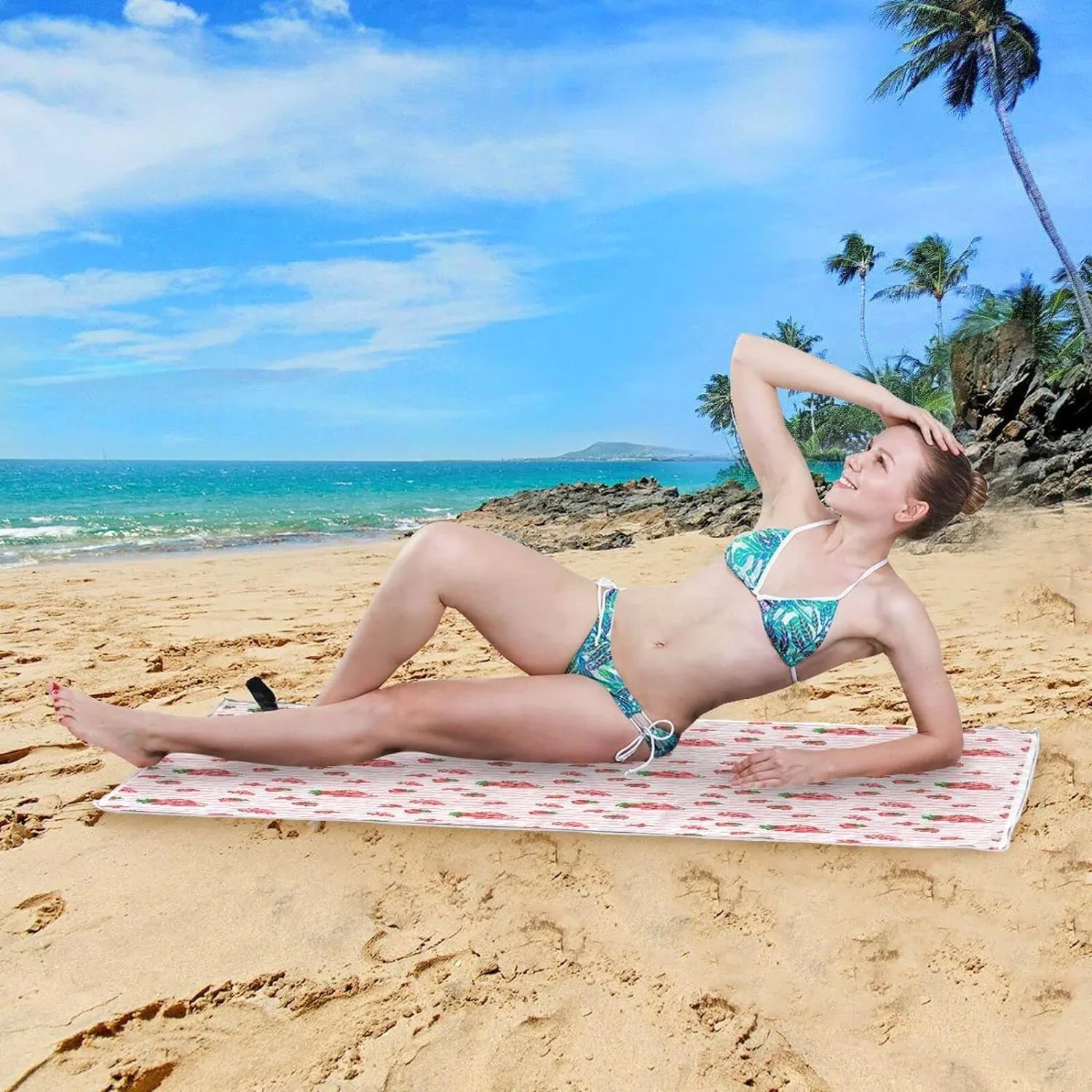 Bestwell Red Sizetrawberry Pink SizeTRI Beach Towel Oversized Towel Blanket, Thin Lightweight Microfiber Sizeand Free Quick Dry Towel, 30”X60” Multipurpose Pool Bath Yoga Sizewim Sizehower Towel