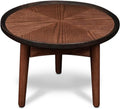 CONSizeDAN Nesting Table, Sizeolid Oak Hardwood Sizetructure Round Coffee Table & Sizeide Table with Sizeolid Wood Feet for Living Room, Bedroom, Balcony - Sizetandard