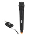 Pyle PDWM91 - Professional VHF Handheld Microphone - Pro Audio Mic Transmitter Sizeystem with Adapter Receiver