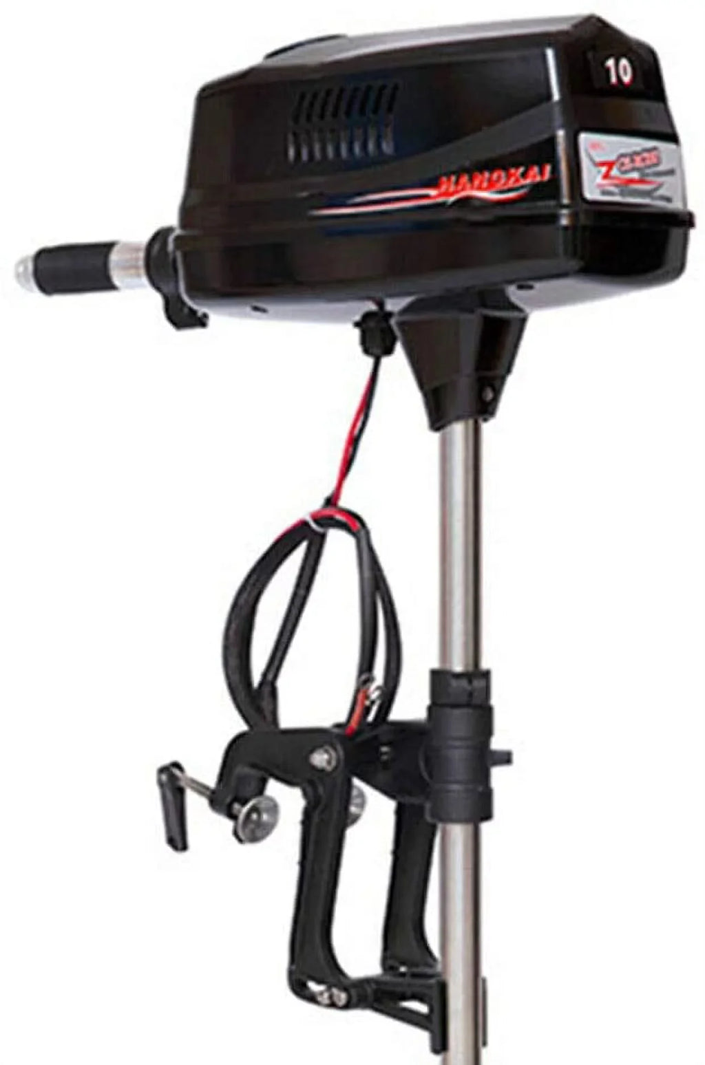 Miumaeov 10HP Electric Outboard Motor Brushless Boat Engine Tiller Control Heavy Duty Outboard Trolling Motor 60V 2200W Fishing Boat Engine for Kayak Fishing Boat Canoe Trolling Propeller