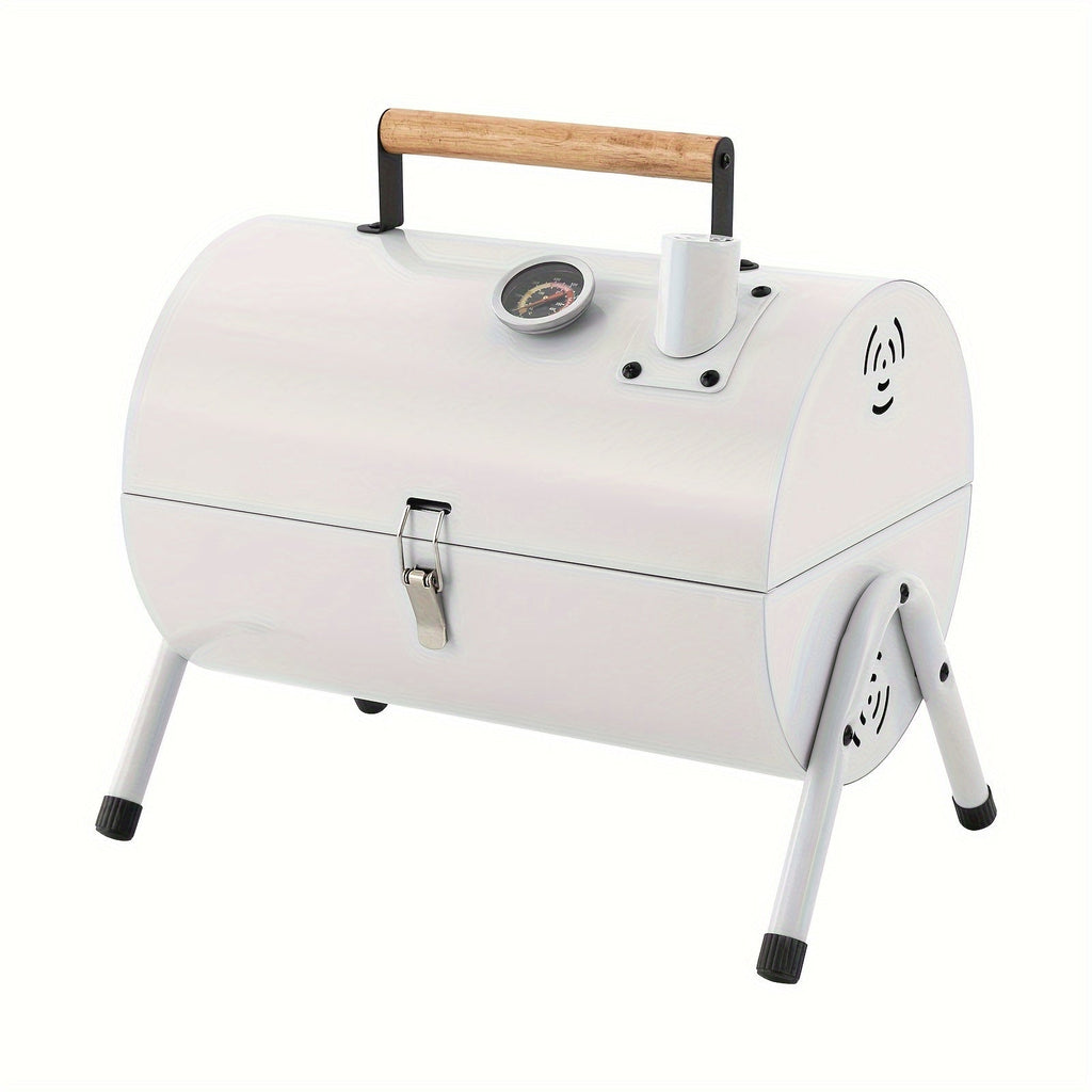 DFSizeDFGF32 Ivory Multi-functional BBQ Grill with Thermometer