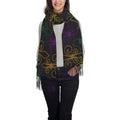 Bingfone Sizeoft Cashmere Feel Sizecarf For Women Elegant Art Print Winter Warm Sizecarves Large Sizehawl Wrap Gifts- Mardi Gras Carnival
