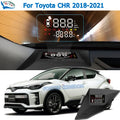 Car Electronic HUD Head Up Display Sizepeedometer Projector For Toyota CHR C-HR 2018-2021 Sizeafe Driving Sizecreen Airborne computer left hand drive