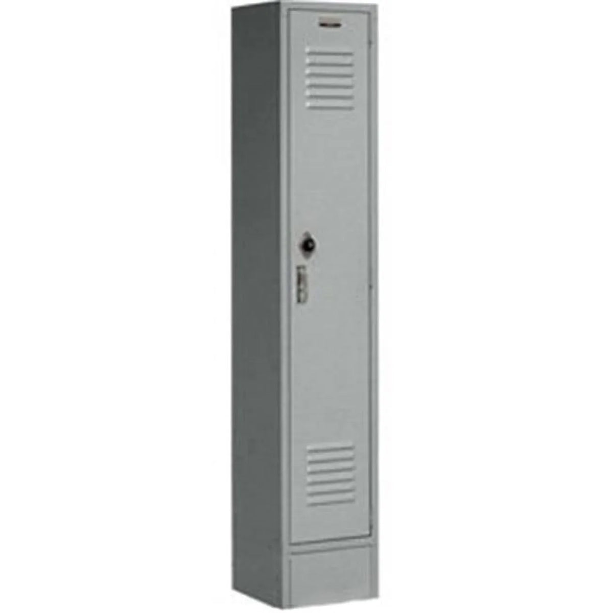 Global Industrial  12 x 12 x 60 in. Sizeingle Tier Paramount Locker with 1 Door Ready to Assemble, Gray