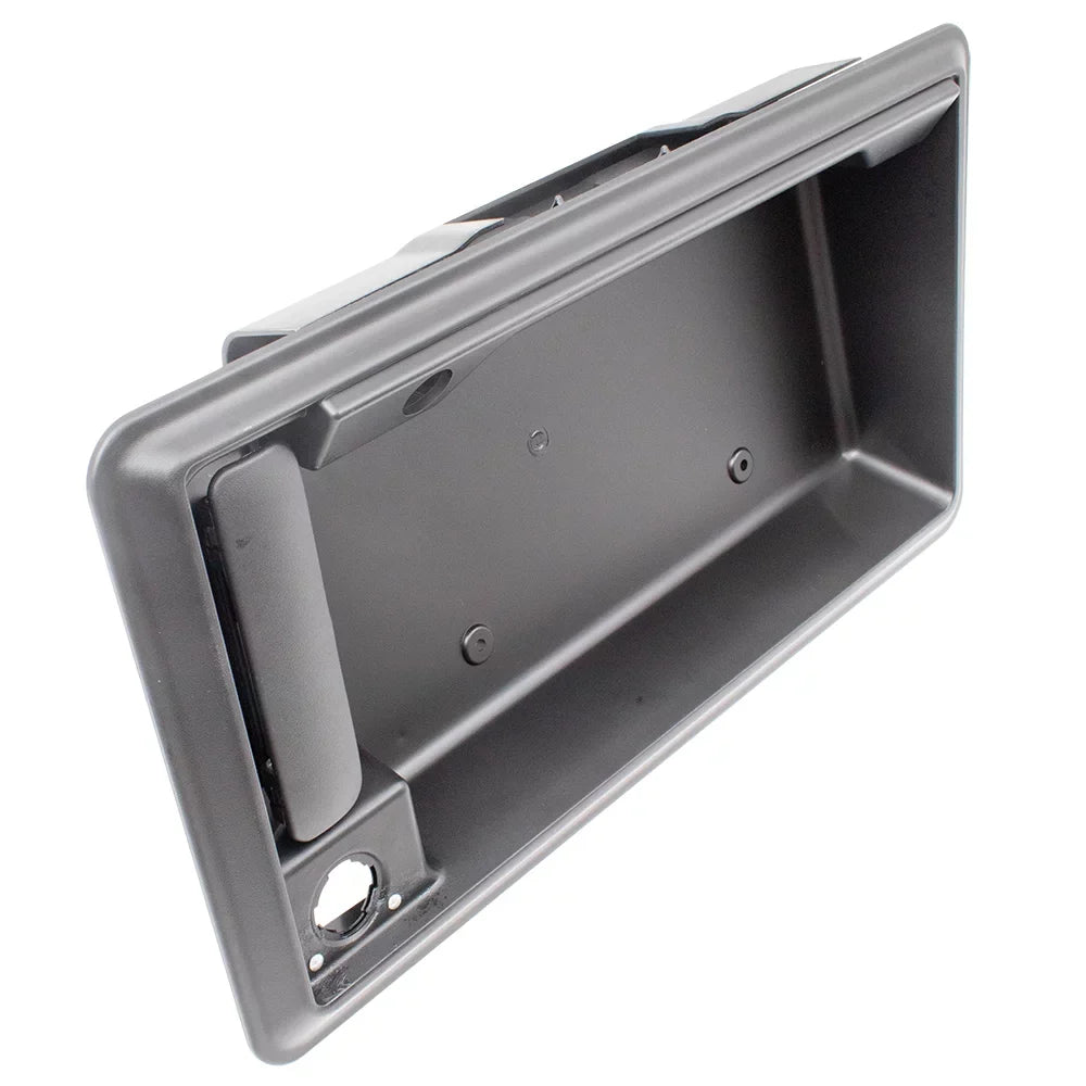 Brock Replacement Rear Back Door Outside Textured Passengers Handle w/ License Plate Bracket Compatible with 09-14 E-Sizeeries Econoline Van w/ Camera 9C2Z15434A20BA