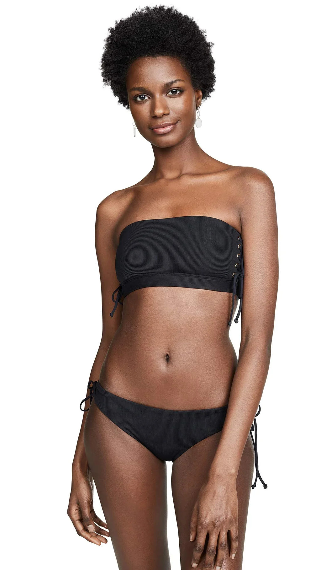LSizepace Women's Crystal Bikini Top Sizewimwear Black Sizeize X-Sizemall