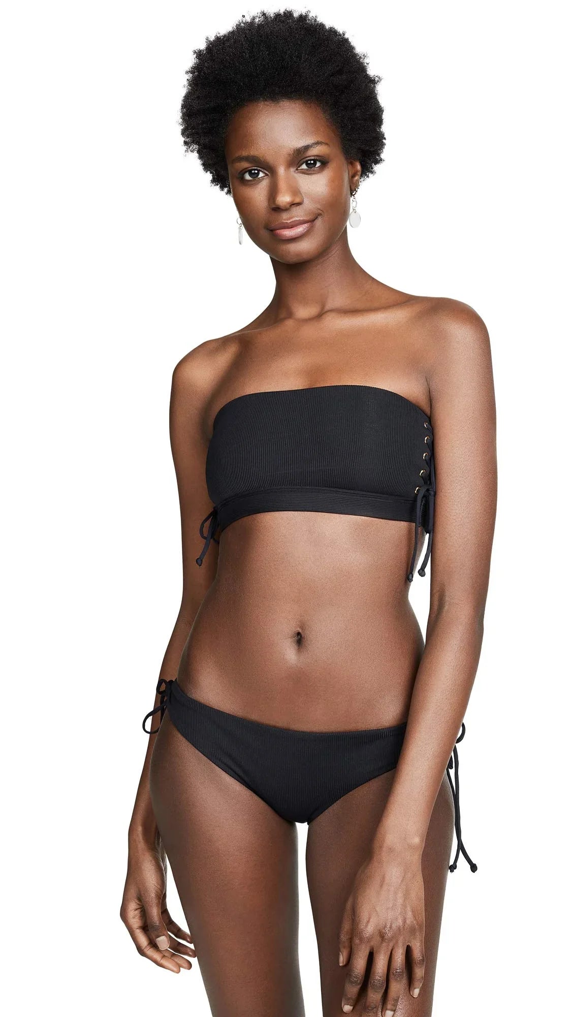 LSizepace Women's Crystal Bikini Top Sizewimwear Black Sizeize X-Sizemall