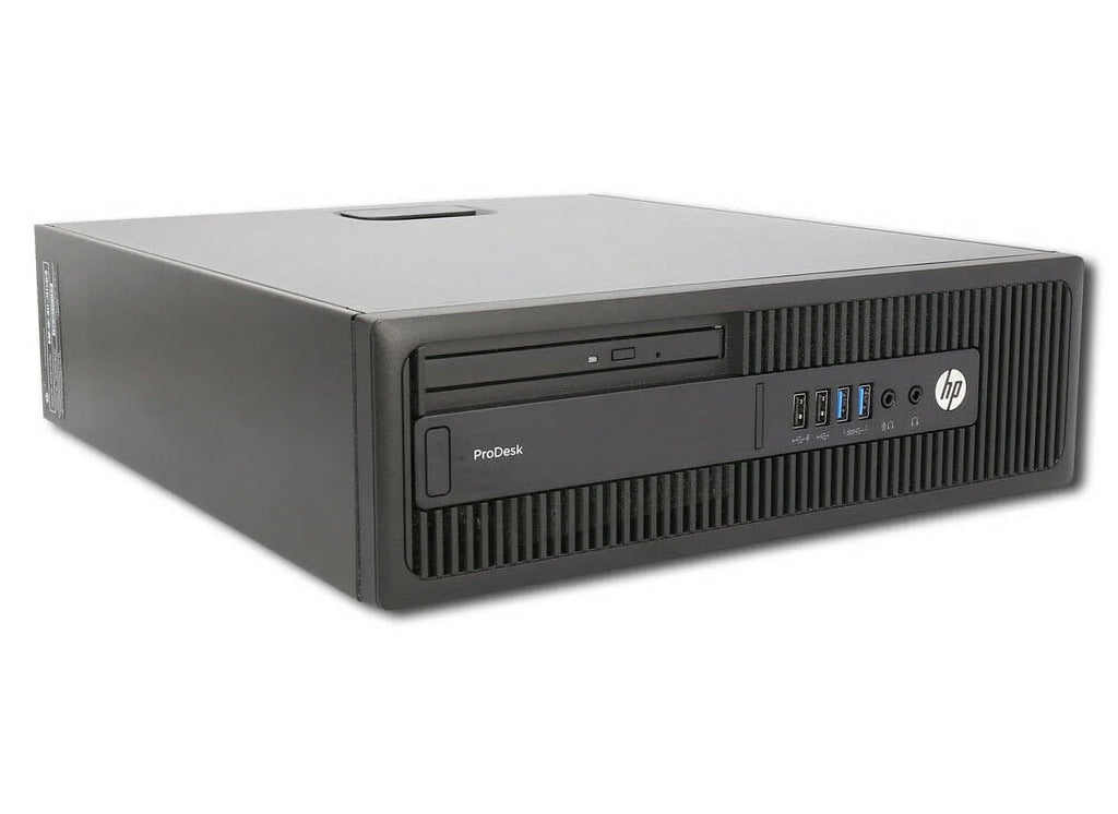 Pre-Owned HP 600 G2 Desktop Computer Intel Pentium G4400 3.3GHz CPU 8GB Ram, 1TB HDD, New 22" LCD, Keyboard & Mouse, WiFi, DVD, Win10 Pro PC (Refurbished)