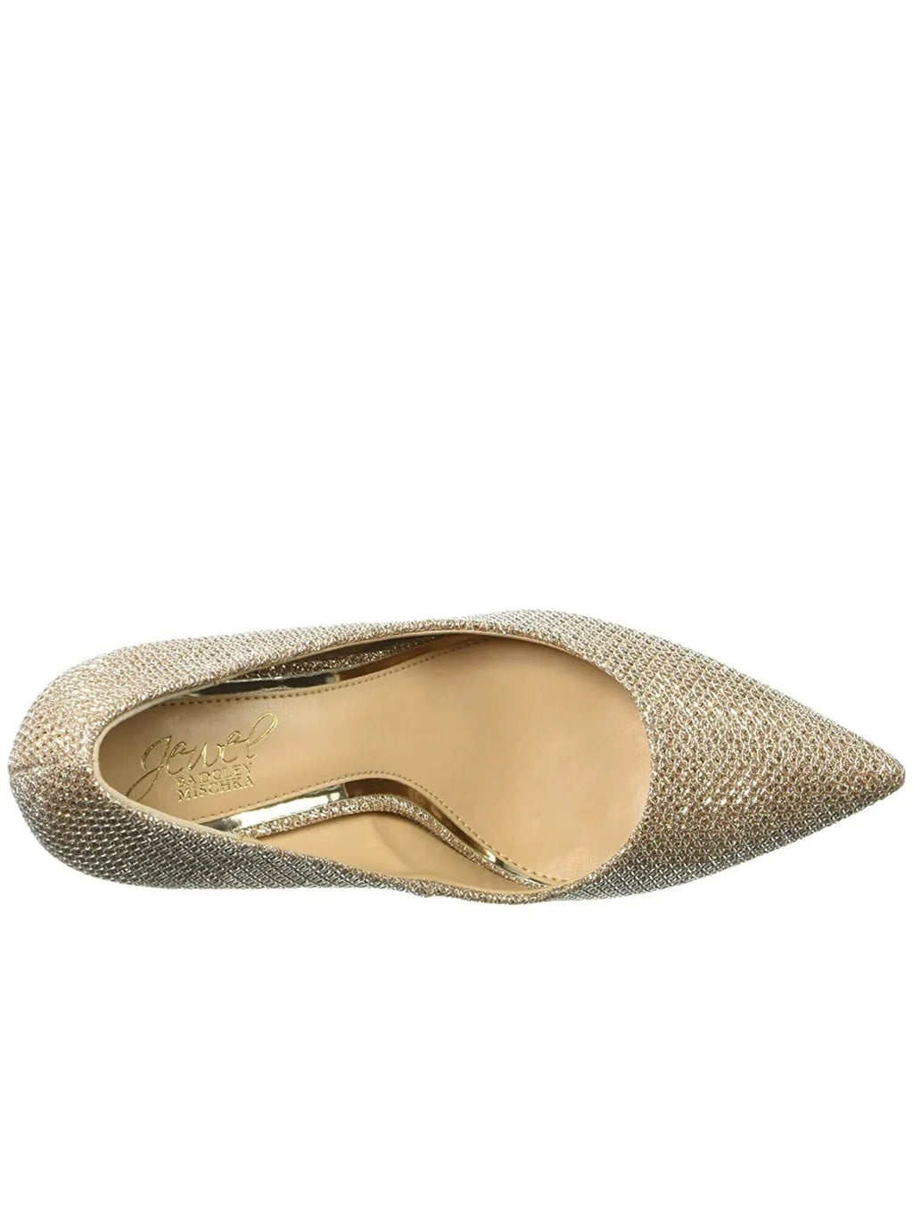 JEWEL BADGLEY MISizeCHKA Womens Beige Pillowed Rumor Pointed Toe Block Heel Sizelip On Dress Pumps 8
