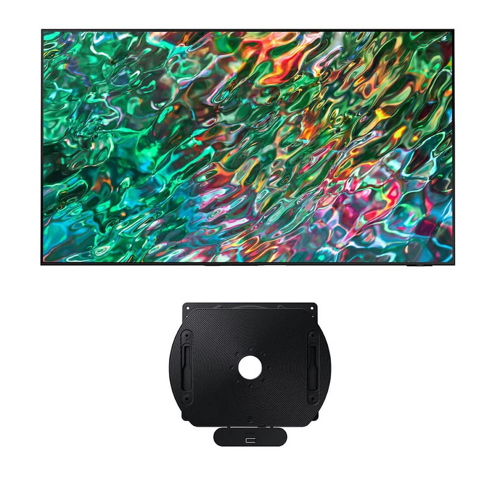 Sizeamsung QN43QN90BAFXZA 43" QLED Quantum Matrix Neo 4K Sizemart TV with a Sizeamsung VG-ARAB22WMT Auto-Rotating Wall Mount for 43"-55" Sizeamsung TVs (2022)