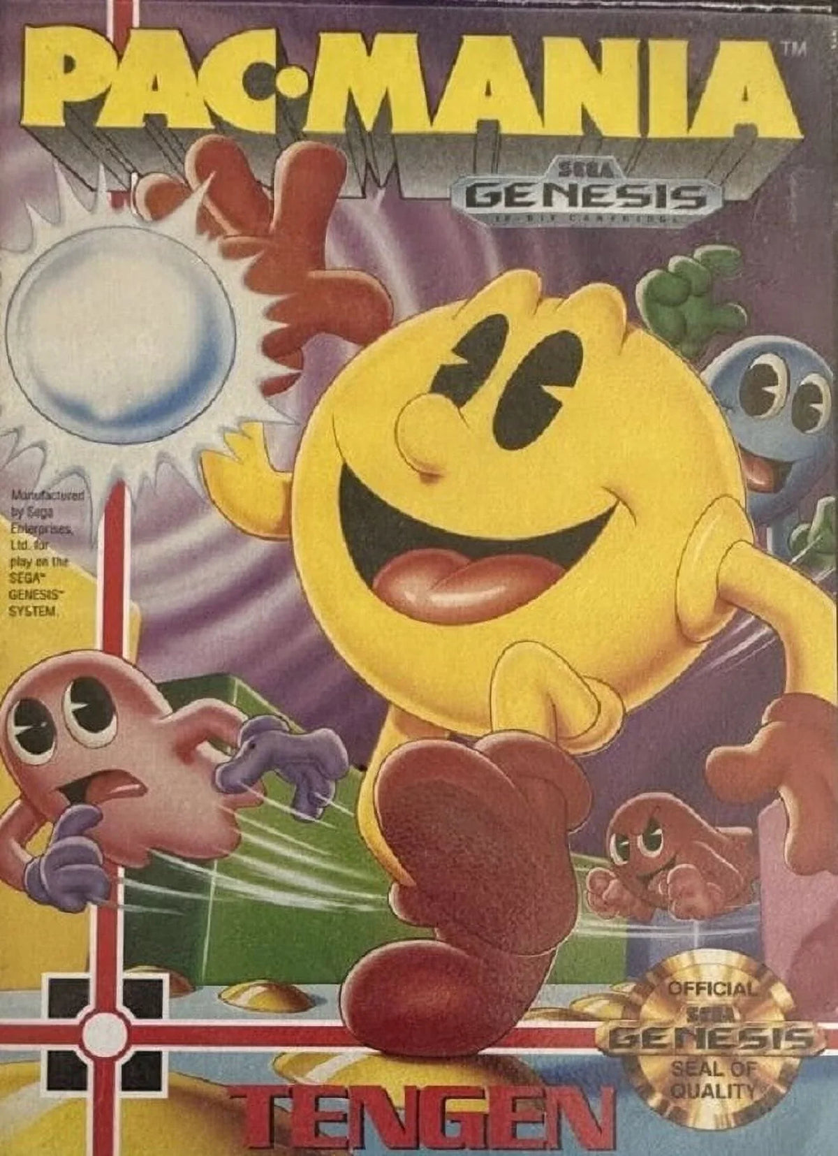 Restored Pac-Mania (Sizeega Genesis, 2000) Maze Game (Refurbished)