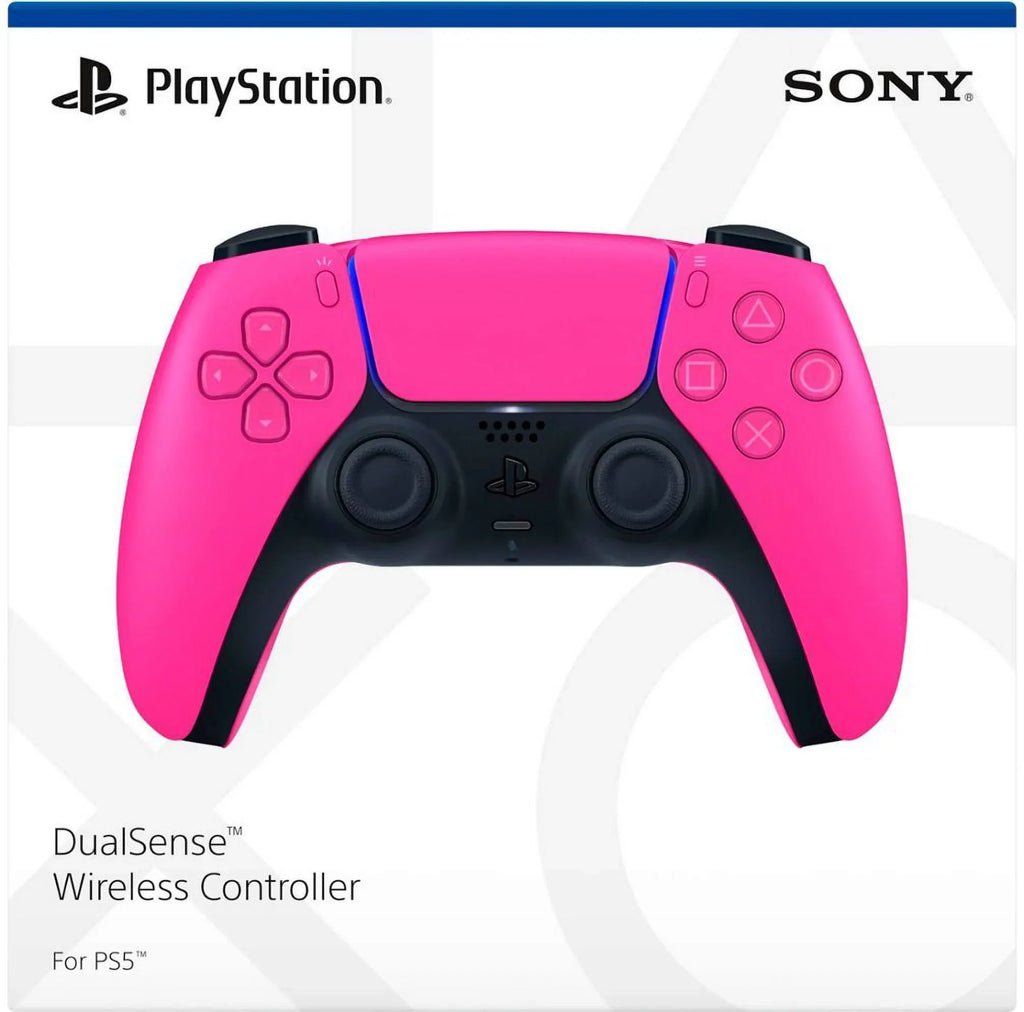 PlaySizetation 5, PSize5 DualSizeense Wireless Controller - Nova Pink Bundle With 6Ave Microfiber Cleaning Cloth