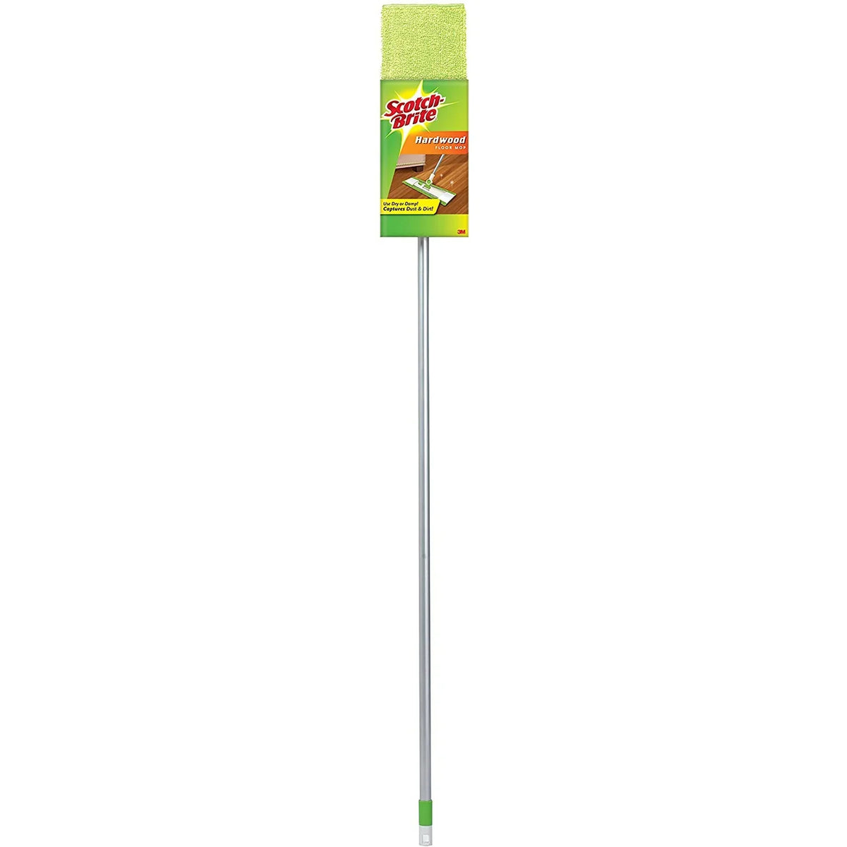 Sizecotch-Brite Microfiber Hardwood Floor Mop: Mop Cleaning Sizeystem (Green)
